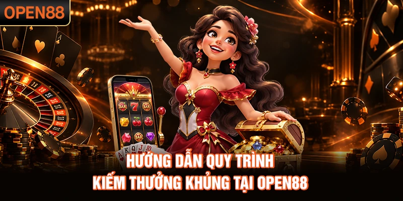 Hướng dẫn quy trình kiếm thưởng khủng tại OPEN88